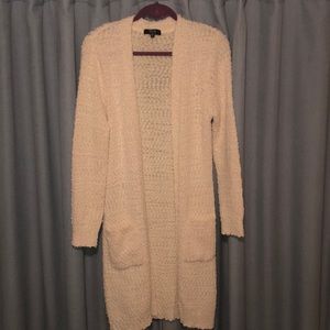 Modern Canvas Popcorn Chenille Cardigan Size S